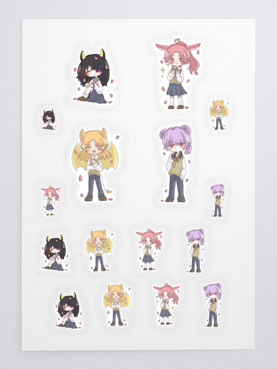 Hungry Demon and Friends - Spring Stickers product image (3)