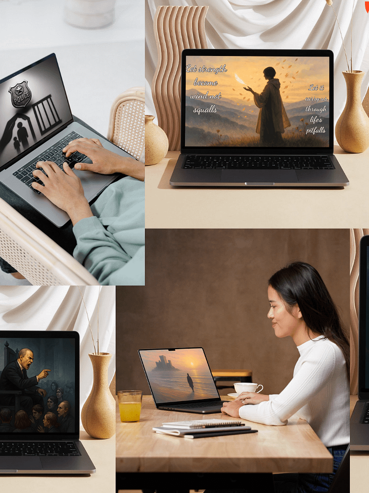 Strength feared or revered All in one Bundle premium laptop wallpapers product image (2)