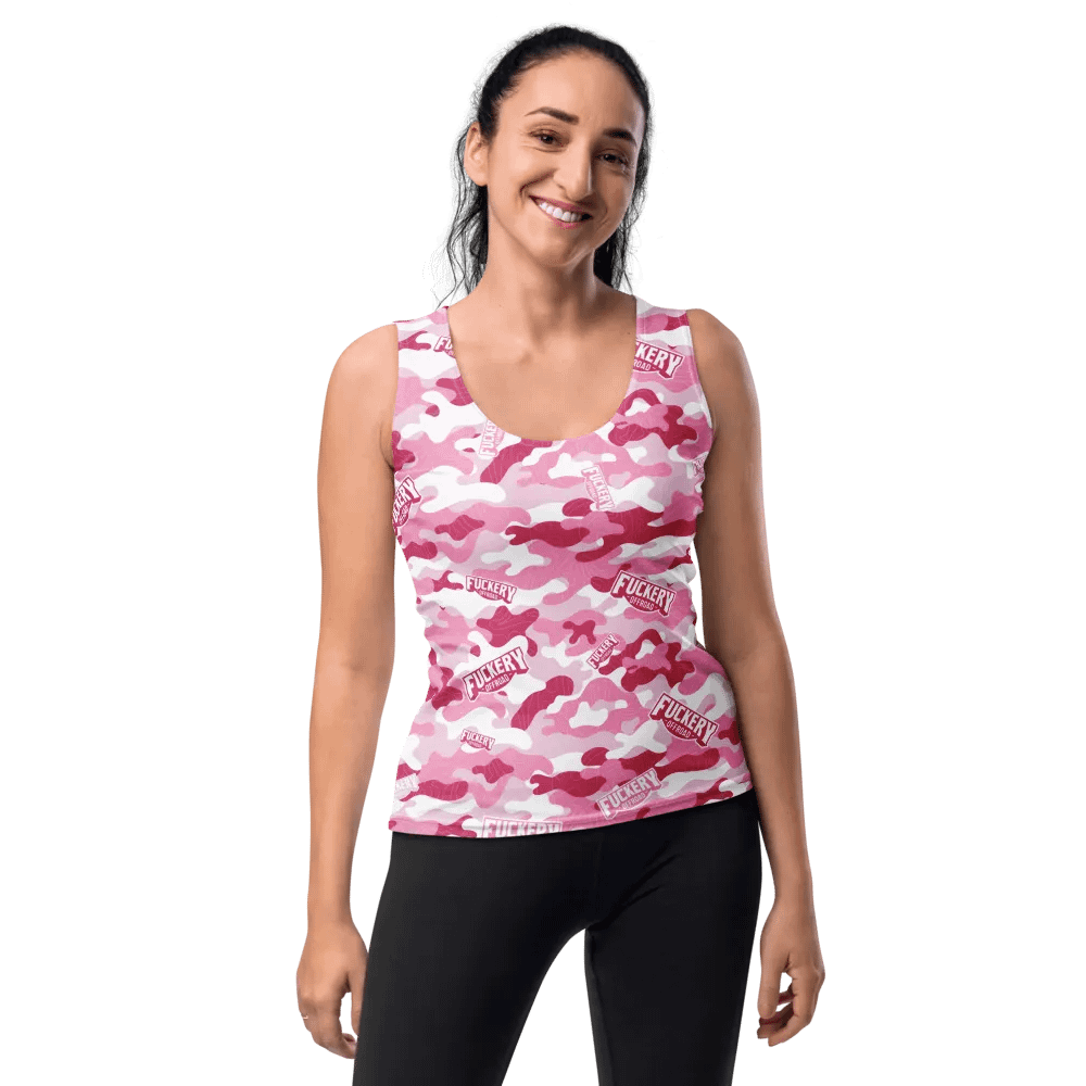 Ladies Fuckey Offroad Tank Top - Pink product image (1)