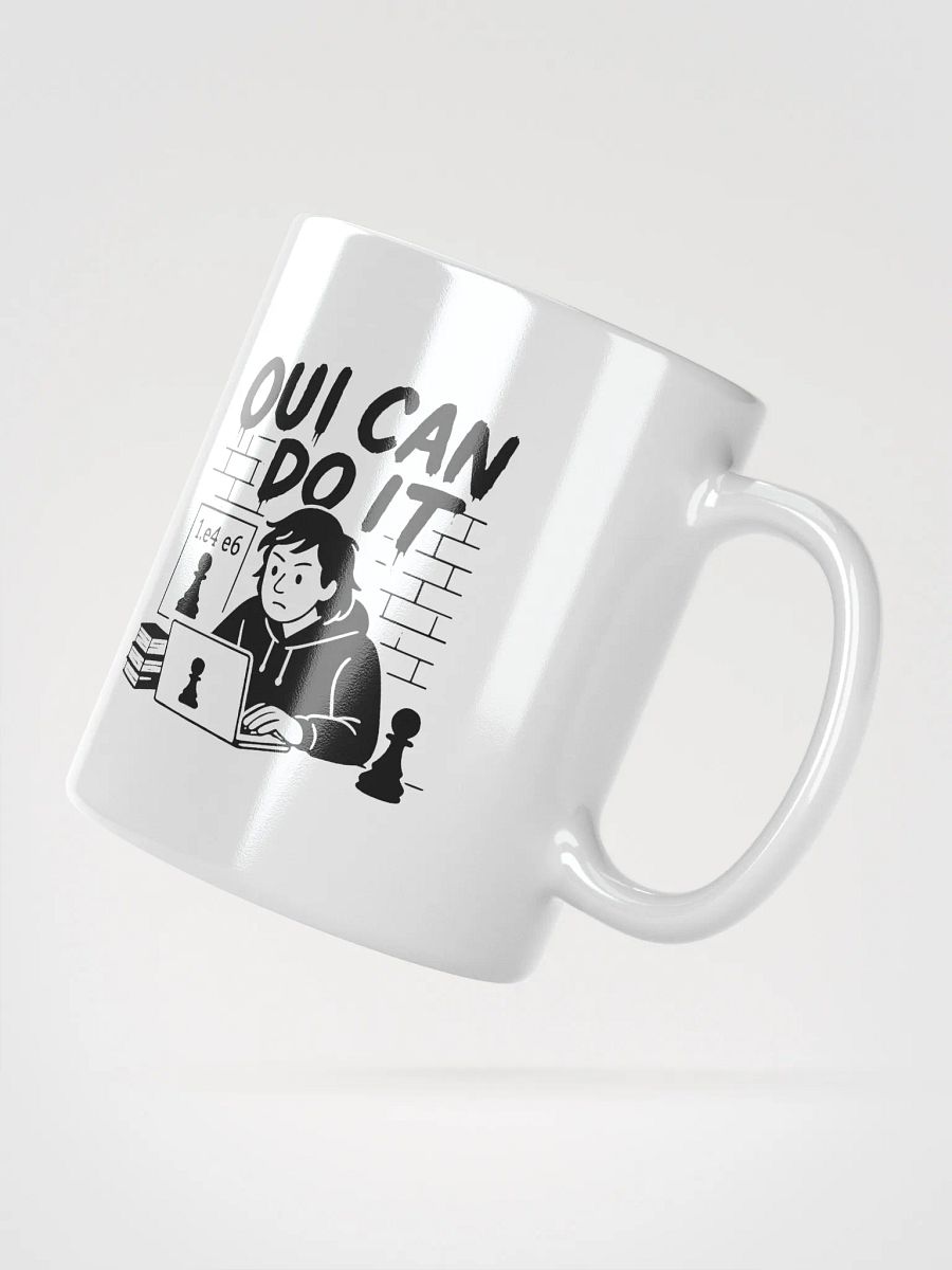 Oui Can Do It - White Glossy Mug product image (6)