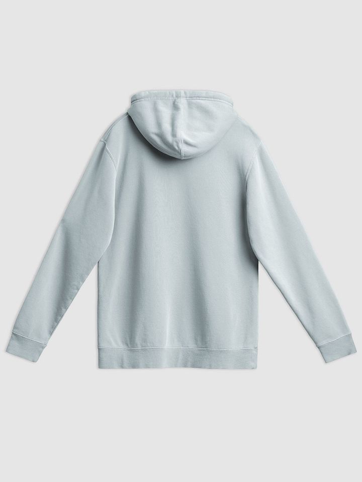 admittedly difficult (white) printed pigment hoodie product image (57)