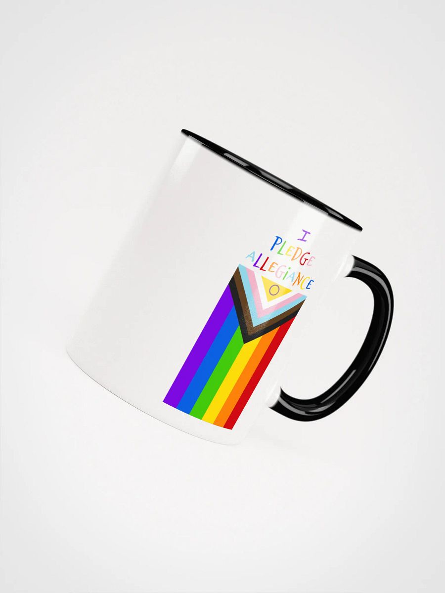 I Pledge Allegiance (Progress Flag) Accent Mug product image (31)