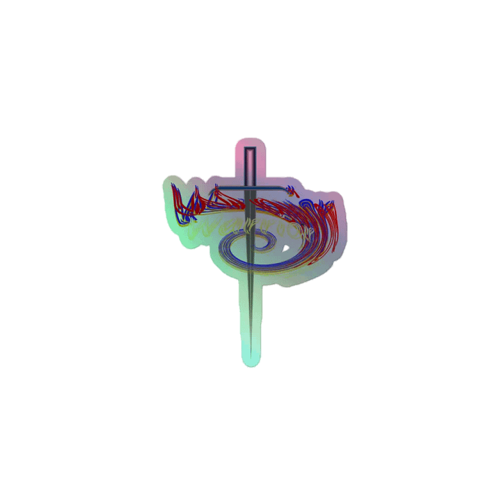 Warrior - Kiss-Cut Holographic Sticker product image (1)