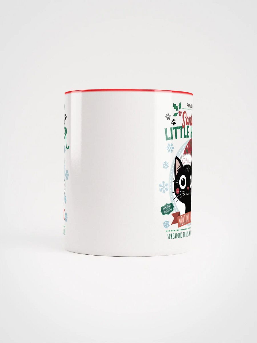 Santa 's Little helper- Bi-color Ceramic Mug product image (3)