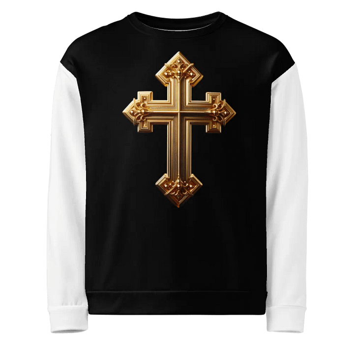 A Golden Angel and Cross - Unisex Sweatshirt #4 product image (1)