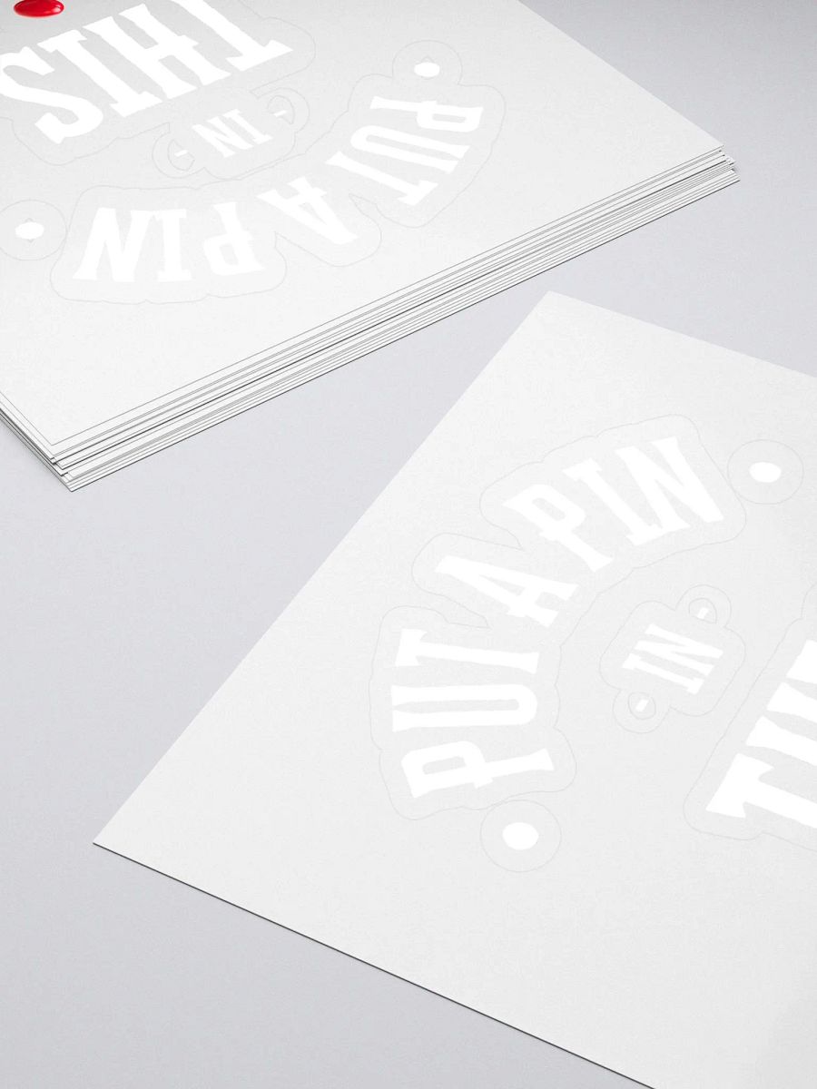 Put A Pin In This Low Pin Sticker product image (4)