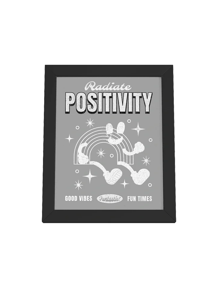 Radiate Positivity Framed Poster product image (2)