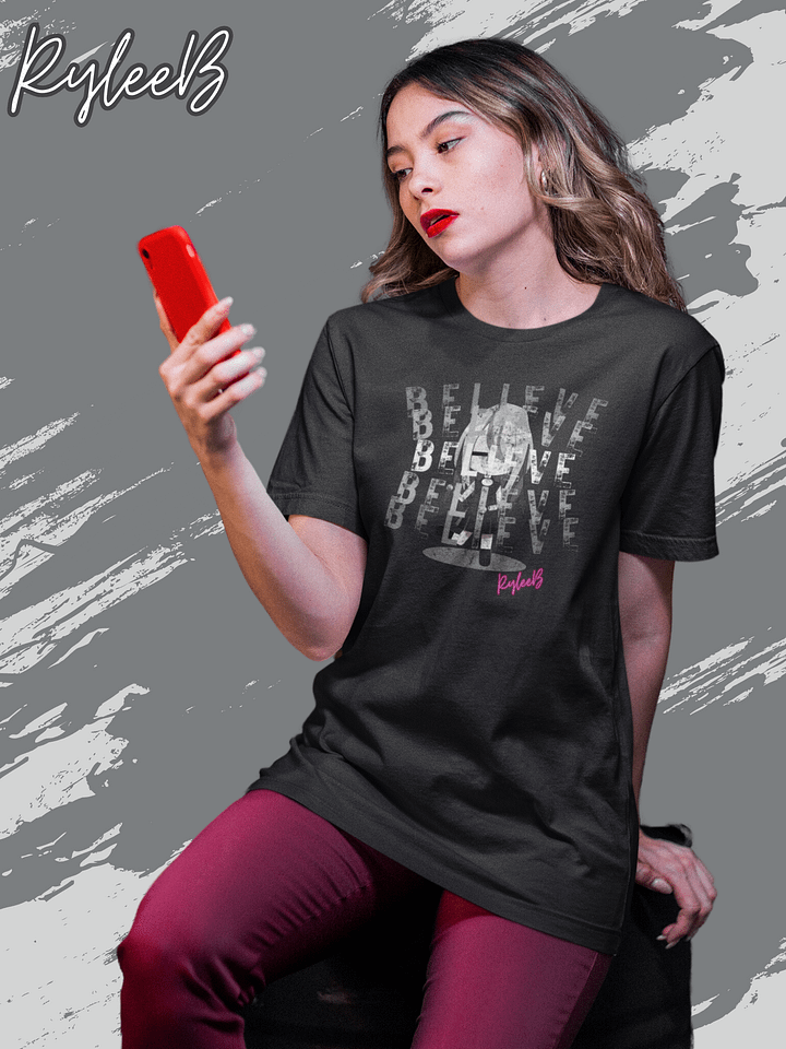 Distressed design t-shirt - BELIEVE by RyleeB product image (1)