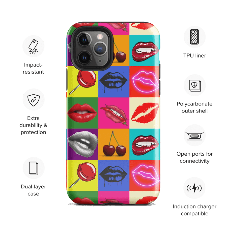 Luscious Lips and Cherries Tough Case for iPhone® product image (28)