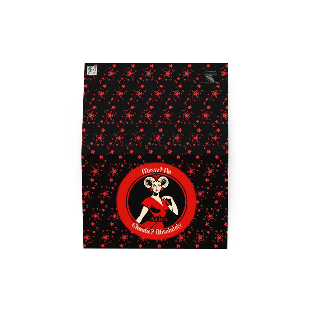 Aries 2025, Messy? No, Card product image (4)