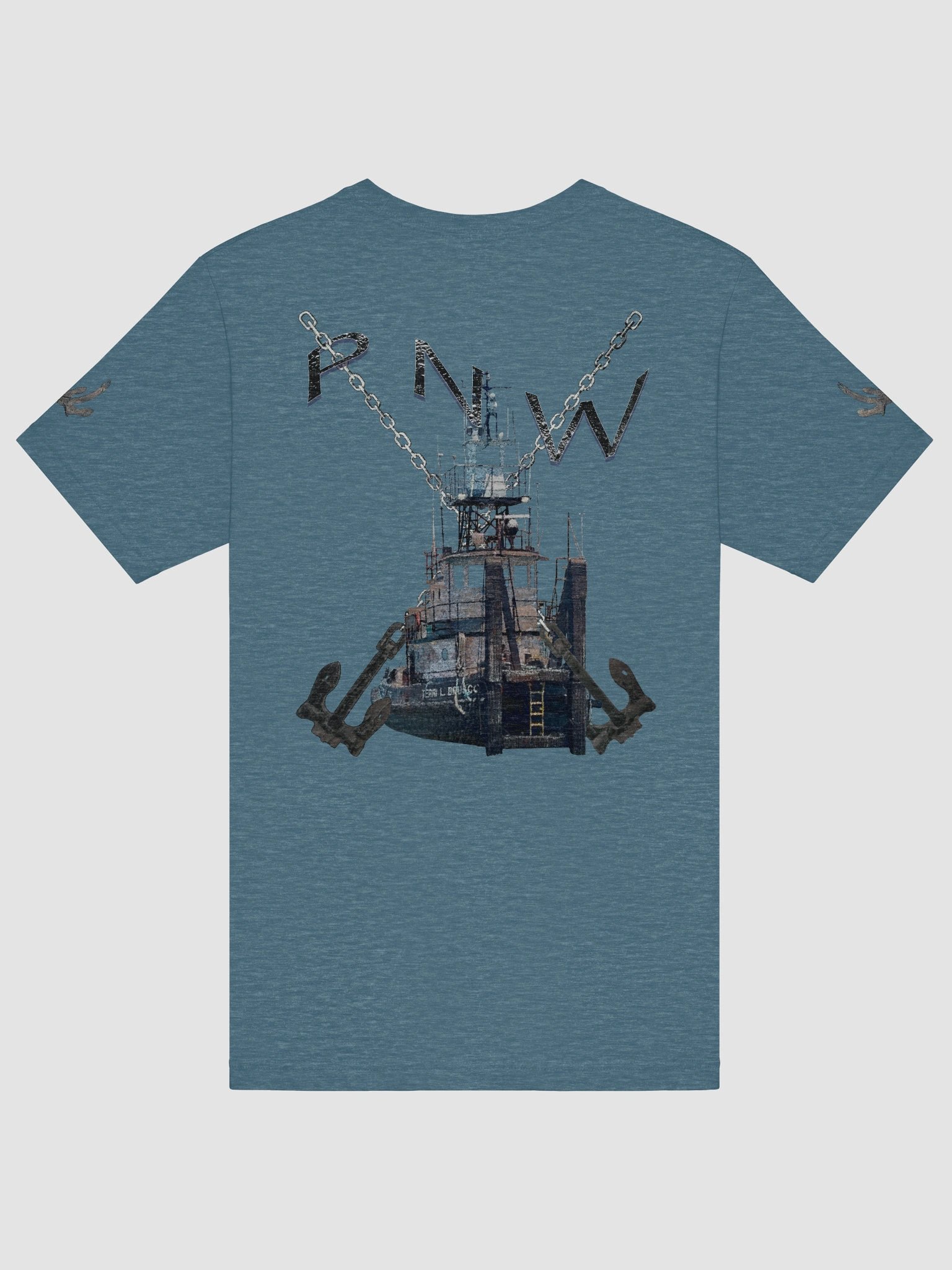 PNW - X Ancher Chain & Terri L. Brusco – Vigilant Marine Workwear | Twin Anchor Apparel Sternwatch Tee Line product image (6)