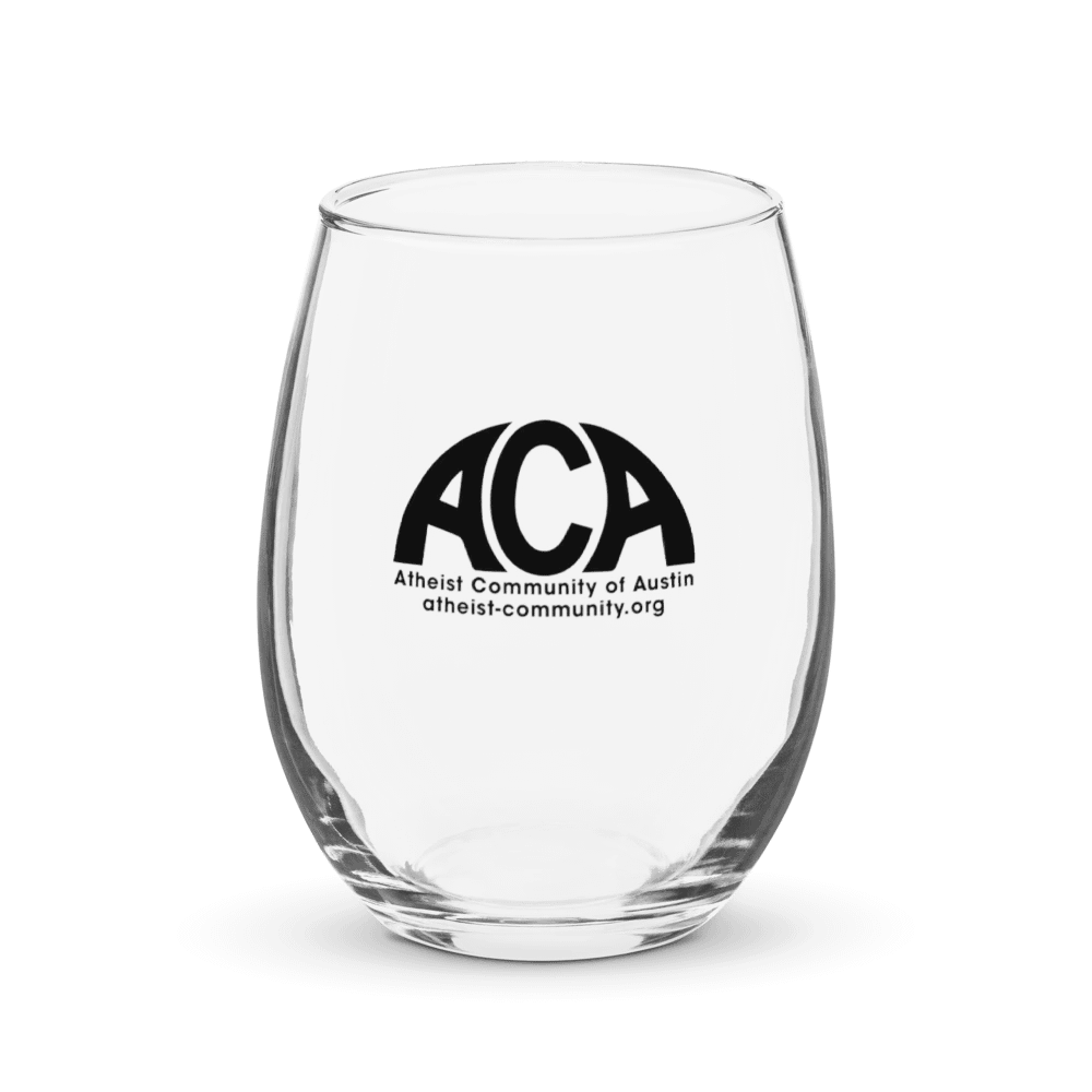 The Atheist Community of Austin - Wine Glass product image (1)