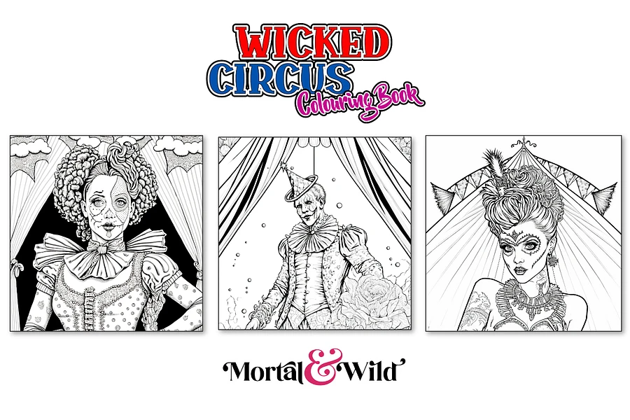 Wicked Circus Colouring Book: For Adults product image (4)