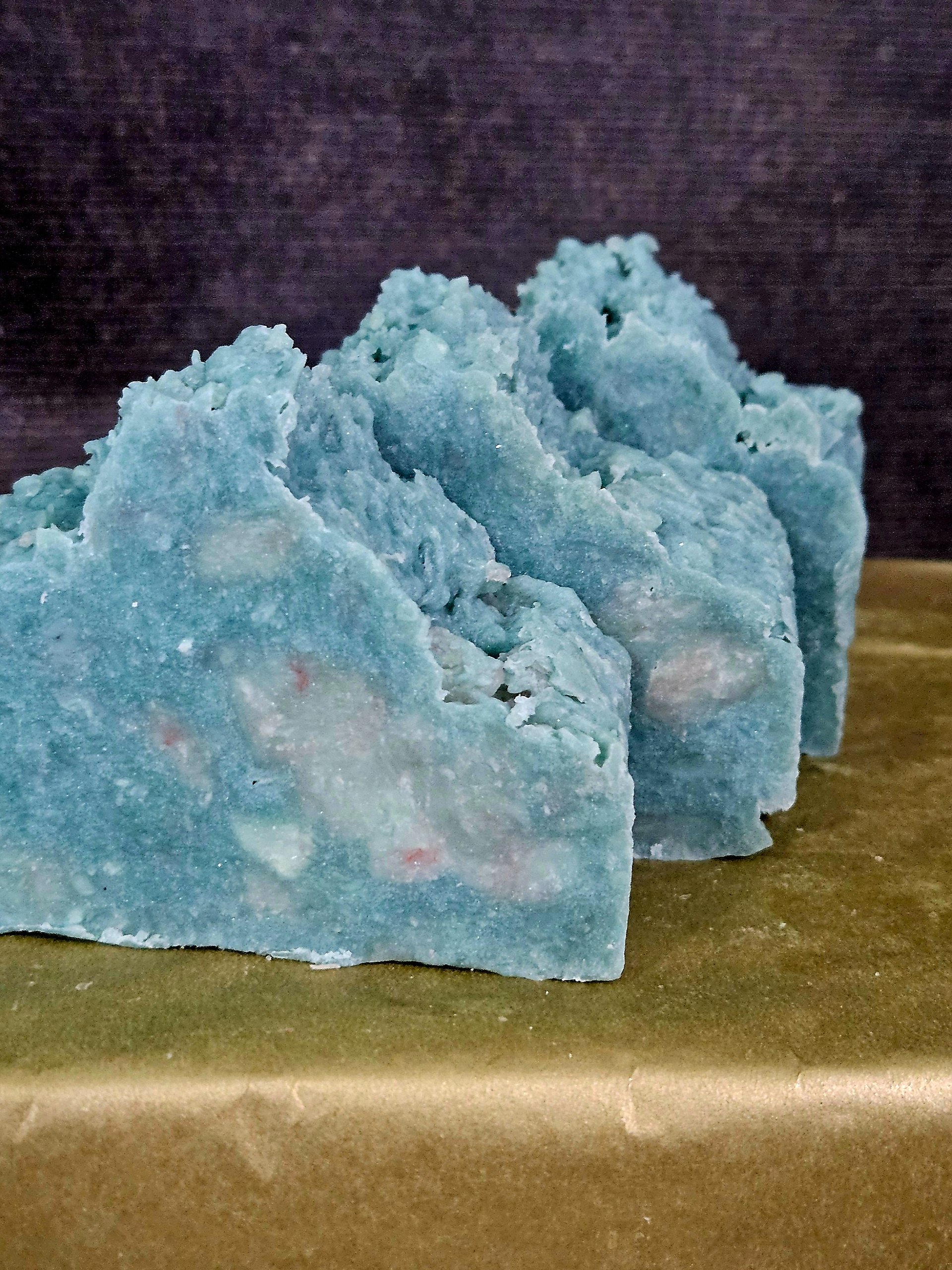 Mini Mint Rebatch Hot Process Soap – Refreshing Mint & Rosemary Blend product image (3)
