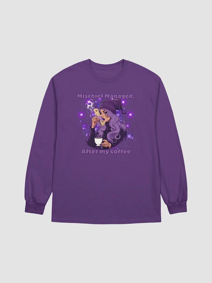 Mischief Managed after Coffee Long Sleeve Tee product image (2)