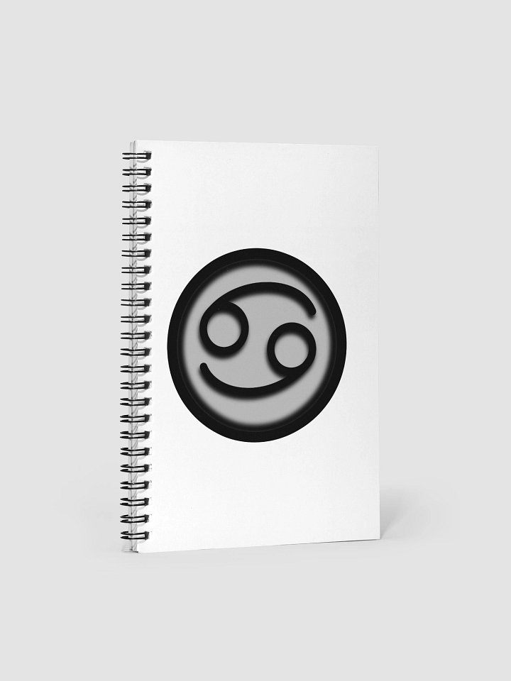 Astrology Symbol | Zodiac Sign | Cancer Spiral Notebook product image (1)