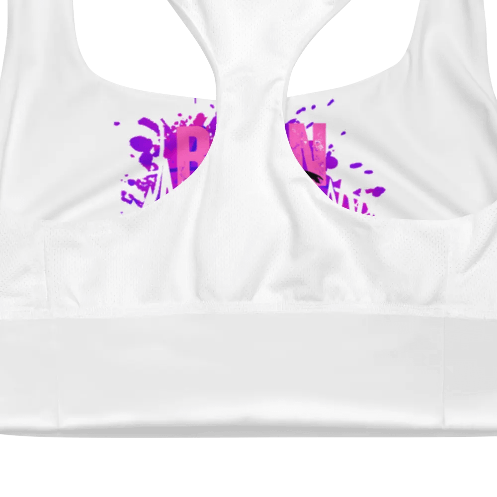 Energize Born to Dance Her Silhouette Padded Workout Sports Bra product image (12)