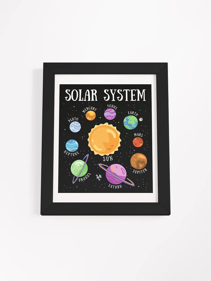 Cosmic Odyssey: Solar System Matte Poster product image (1)