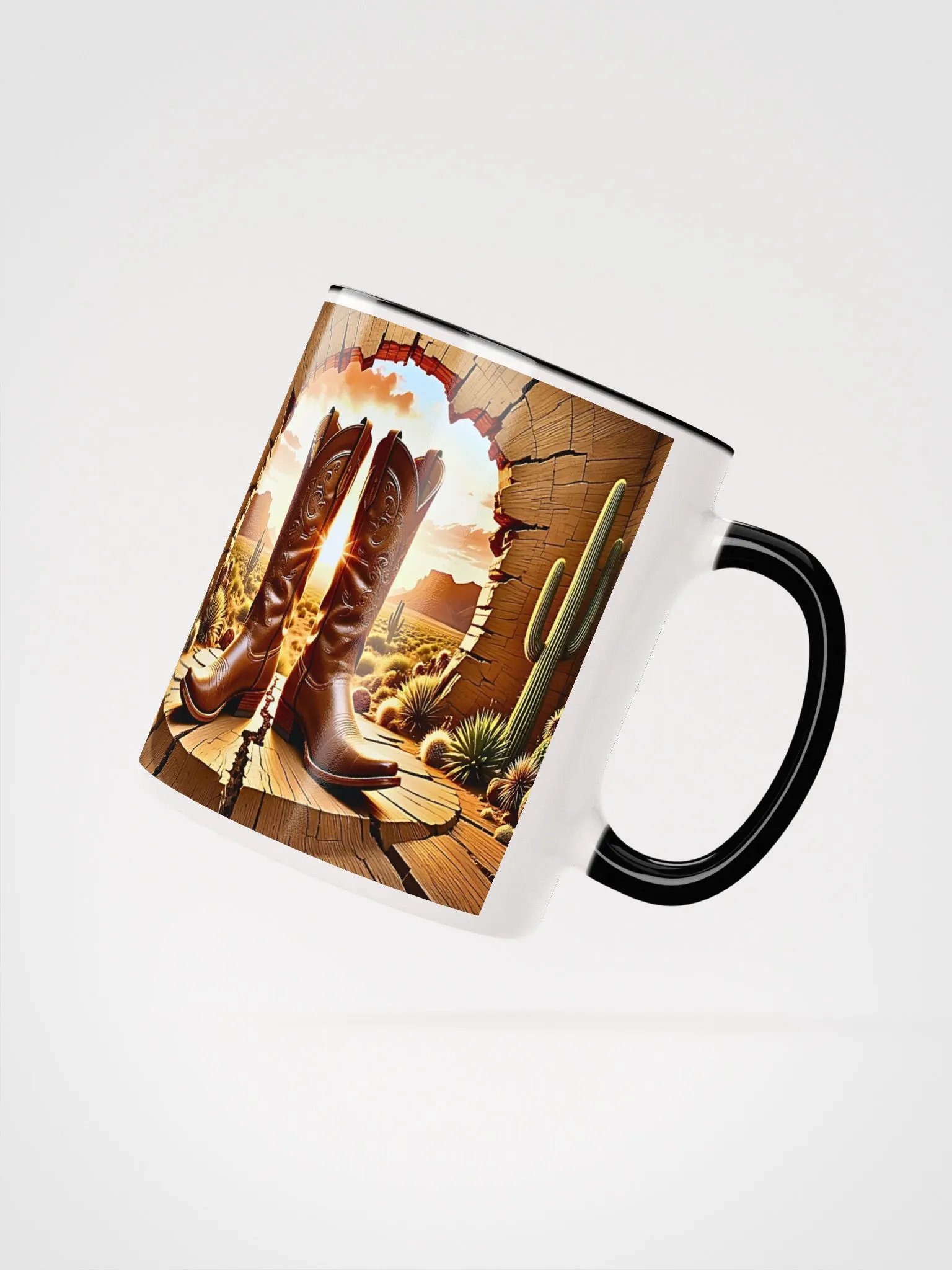Desert Sunset Cowboy Boots Mug product image (15)