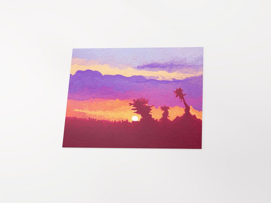 Brush Dancing in the Evening Light Poster product image (4)