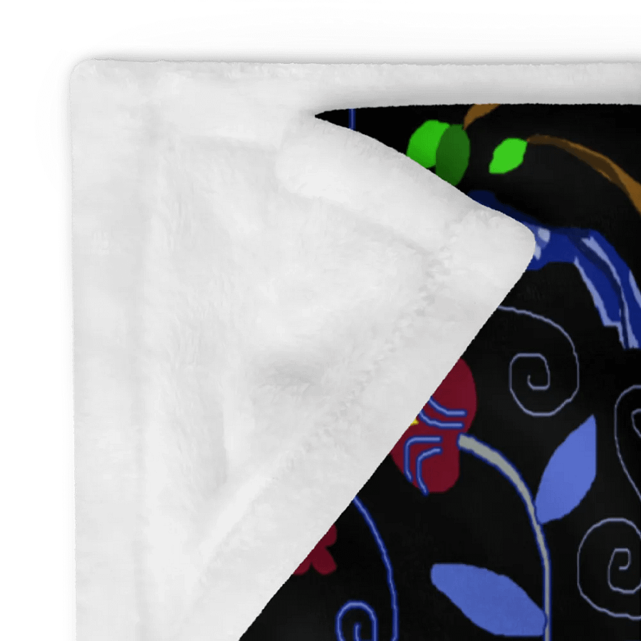 Birds and Scrolls Throw Blanket product image (24)