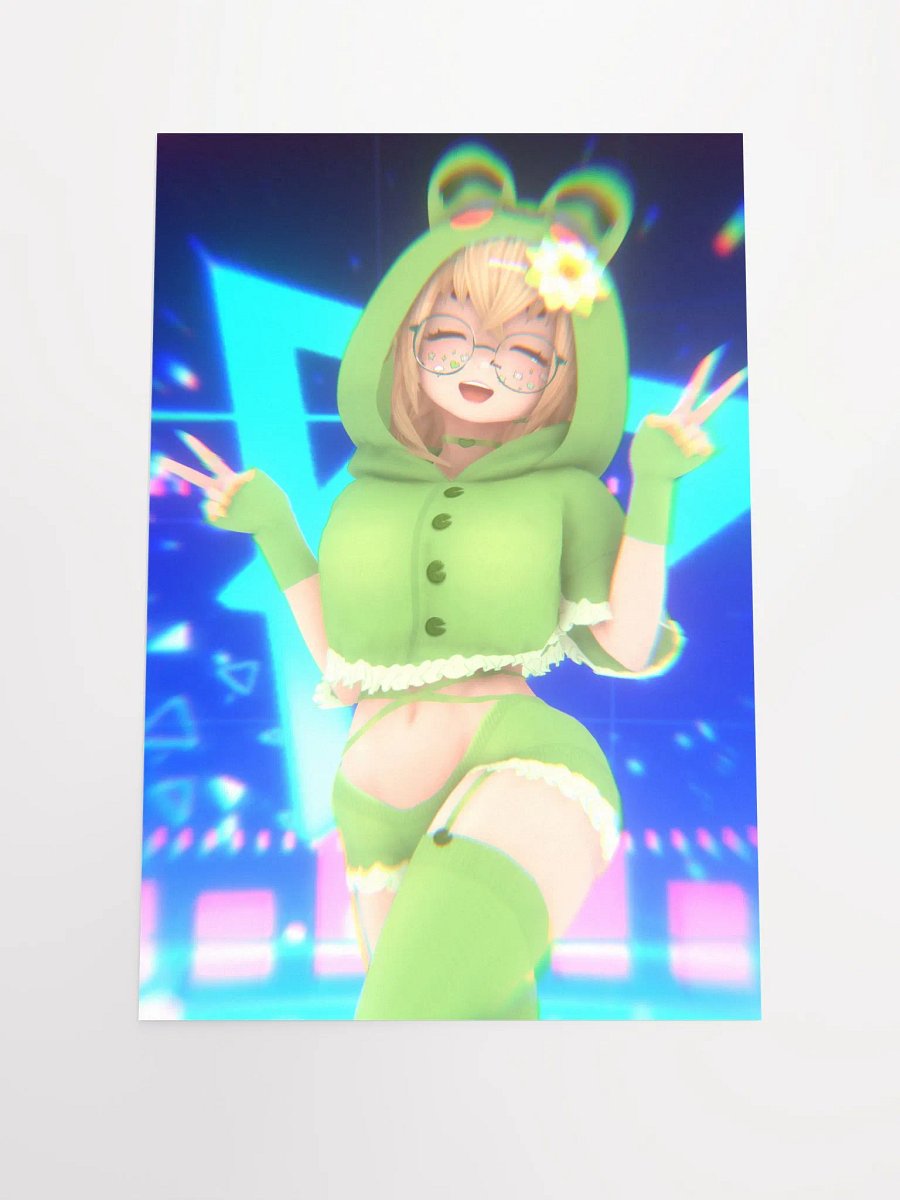 Futuristic Frog Poster product image (2)