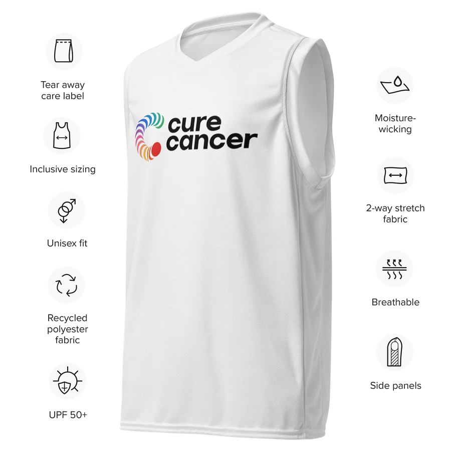 Cure Cancer | Logo - Basketball Tank product image (7)