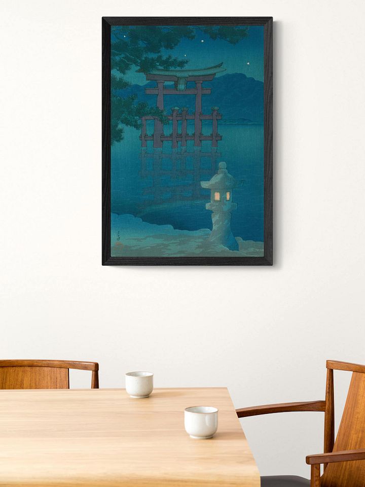 Starlit Night, Miyajima Shrine - Kawase Hasui product image (1)