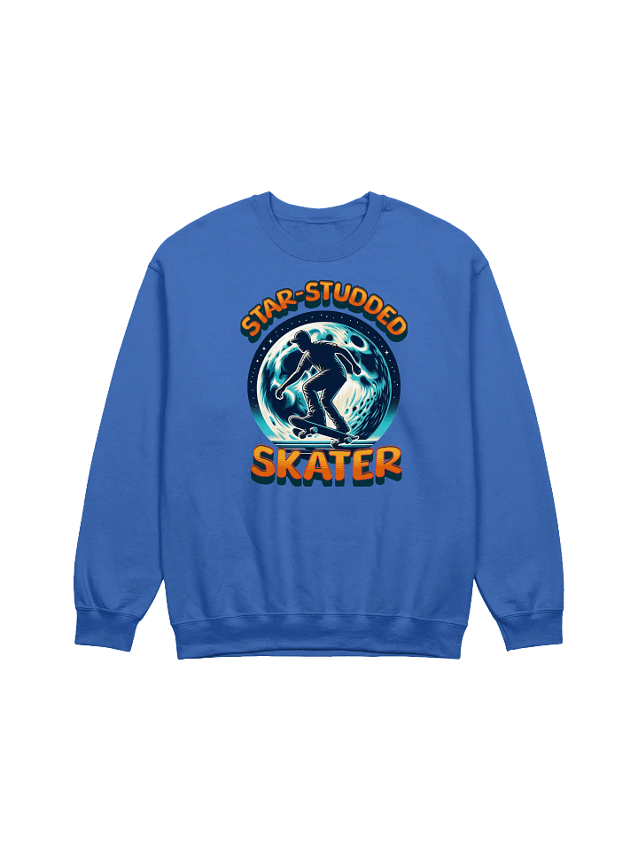 Star-Studded Skater Crewneck Sweatshirt product image (9)