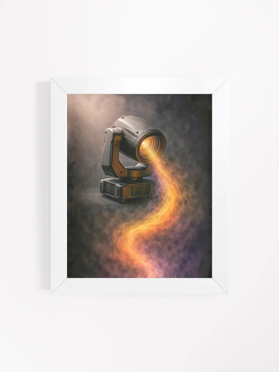 Theatrically Jerry: Light Beam Cyclone Moving Head Light Fine Art Print product image (19)