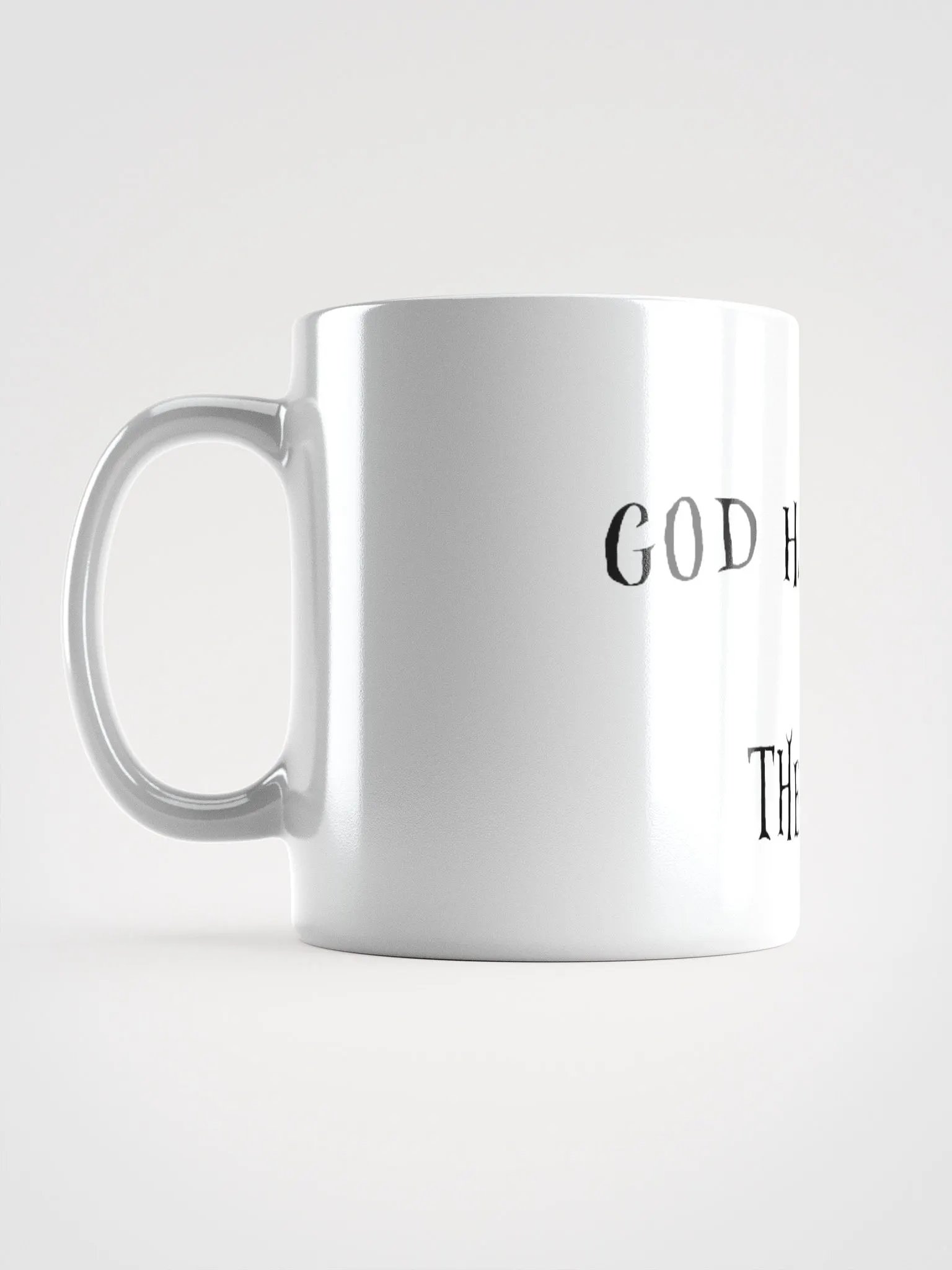 God Has Left The Chat Mug (white) product image (14)