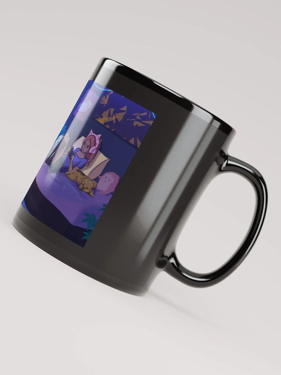 Mykah starting soon screen black mug product image (7)