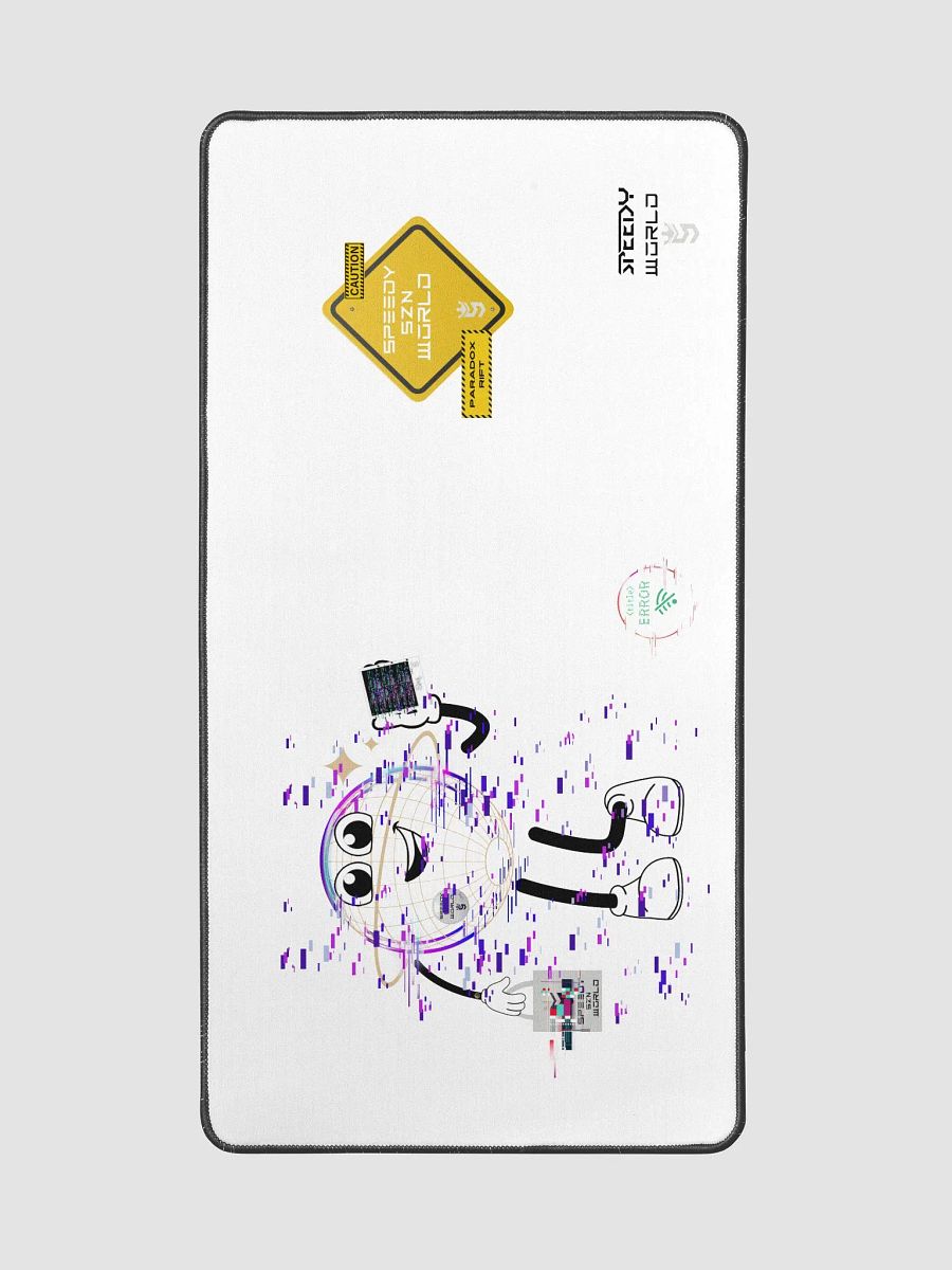 Glitch W0rLD Desk Mat product image (2)