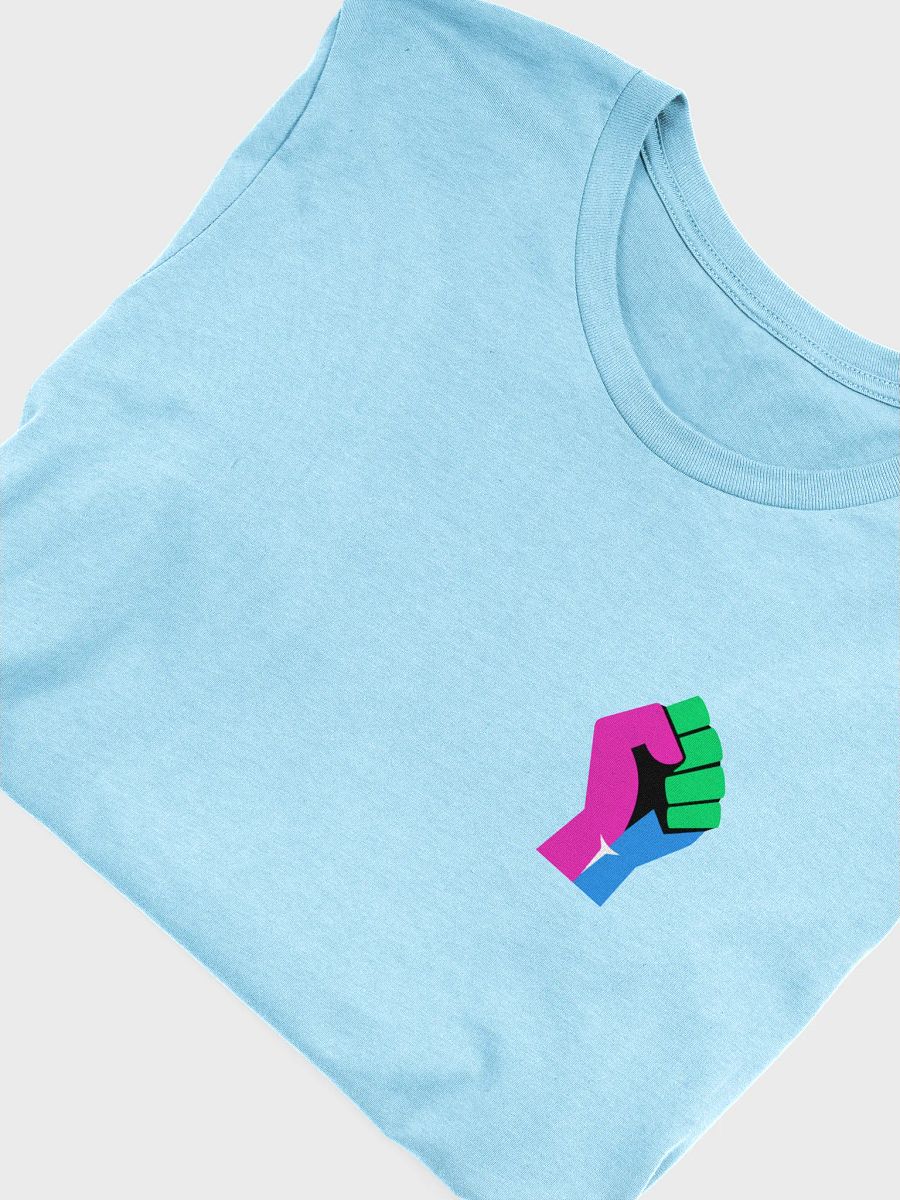 raised polysexual fist t-shirt product image (5)