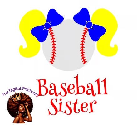 Baseball/Softball Sister | SVG