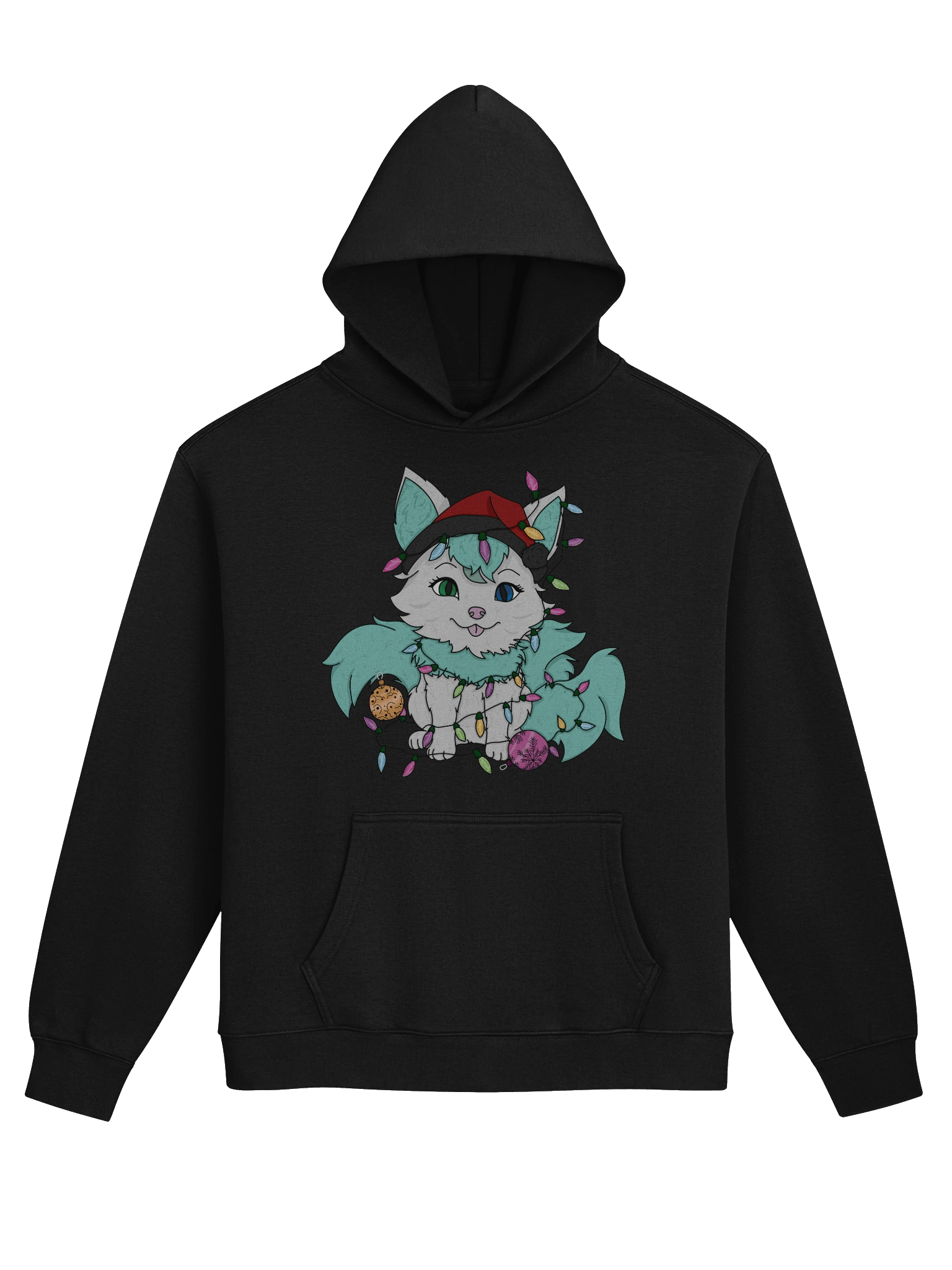 Festive Kitsune Oversized Hoodie product image (2)