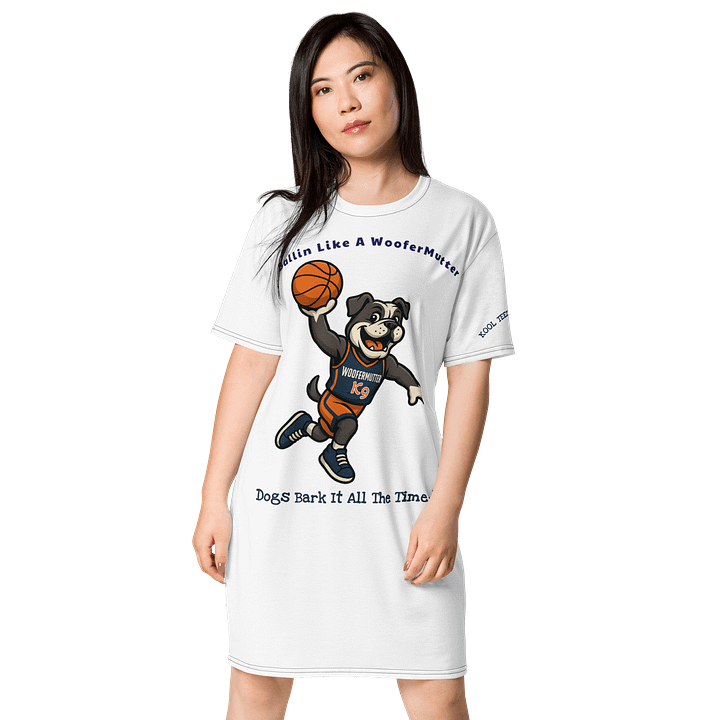 Bulldog T-shirt Dress product image (1)