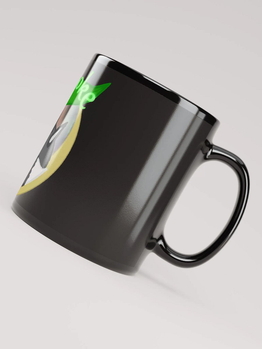 Snooze in Style: Black Glossy Fox Mug product image (8)