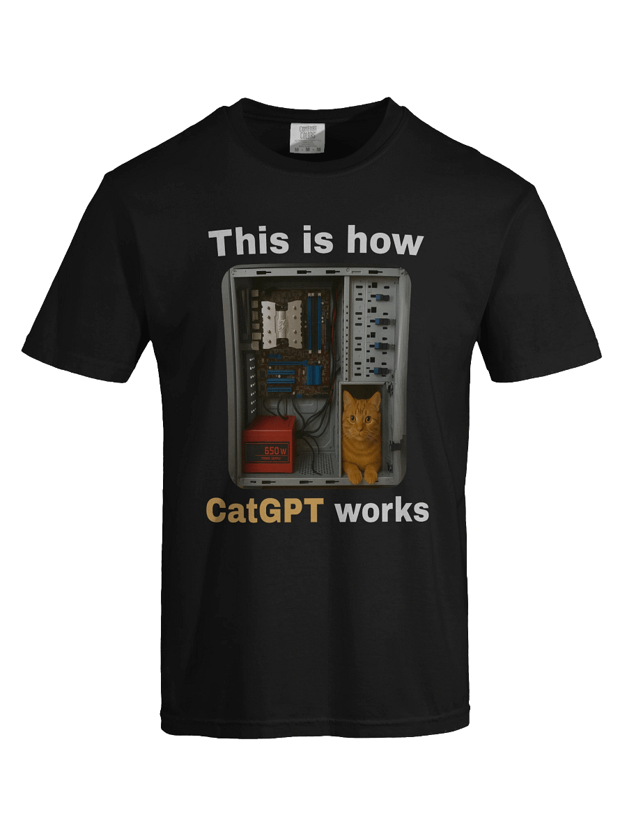 This is how CatGPT works-Tee product image (30)