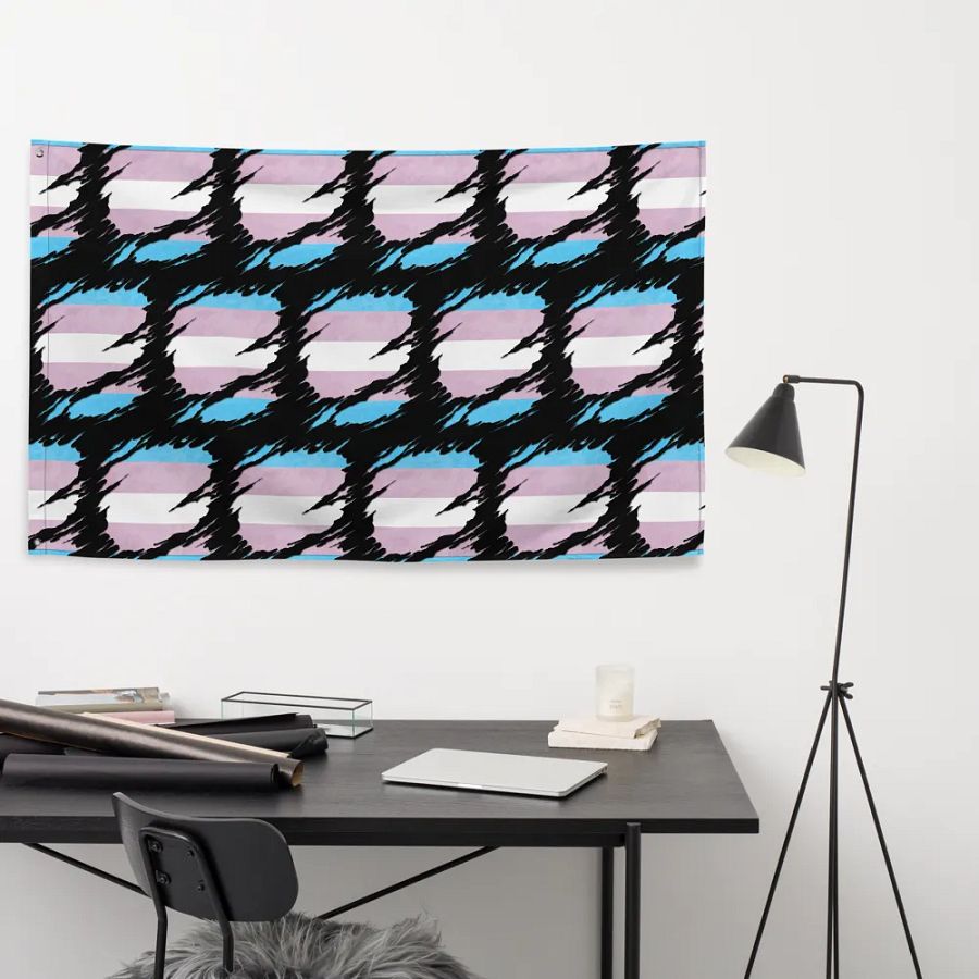 Illusionary Zigzag All-Over Flag product image (9)