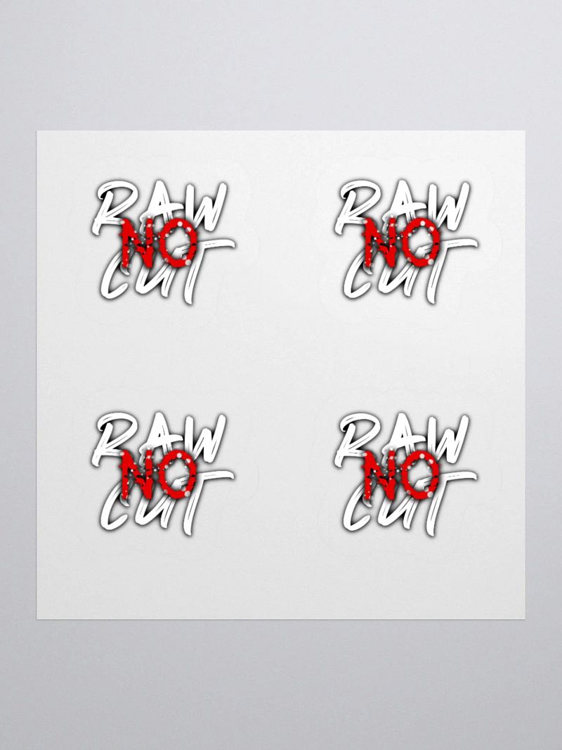 Raw No Cut Sticker Sheet