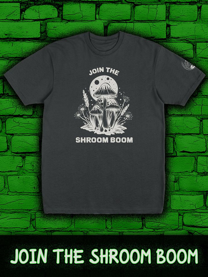 JOIN THE SHROOM BOOM Cotton Heritage Men's Premium Heavyweight Tee product image (1)