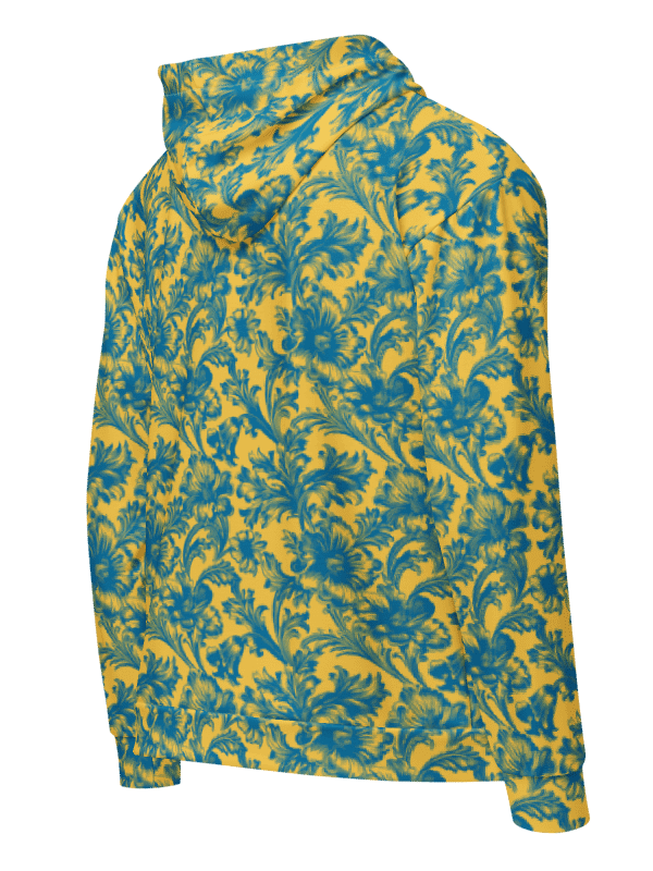 Fleur Royale | Recycled ZIP Unisex Hoodie product image (4)