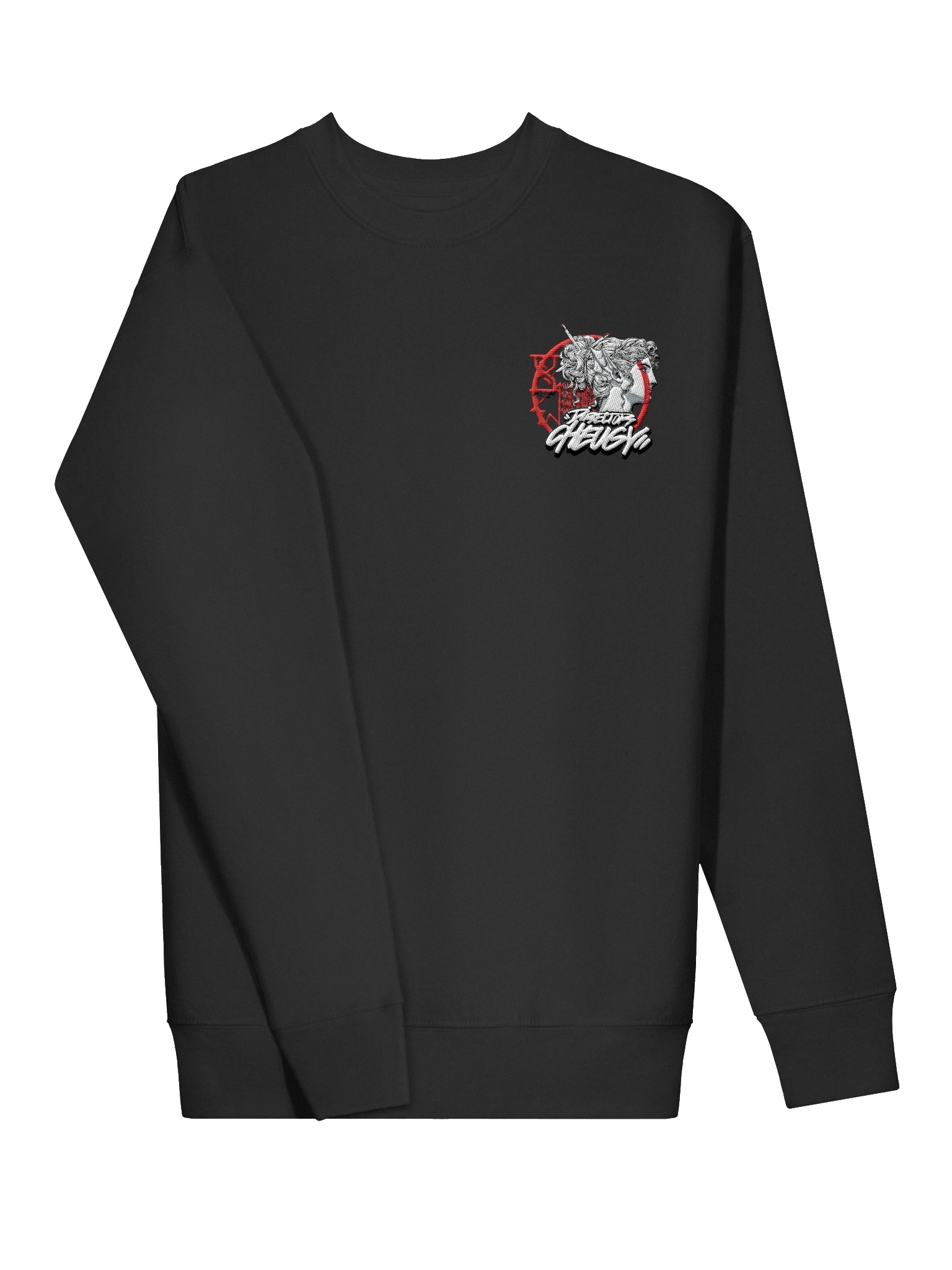 Bustin Crew Neck Sweatshirt (White) product image (3)