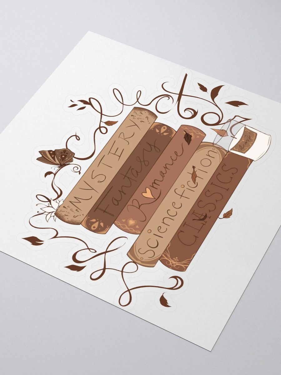 Autumn Bookstack Sticker product image (3)