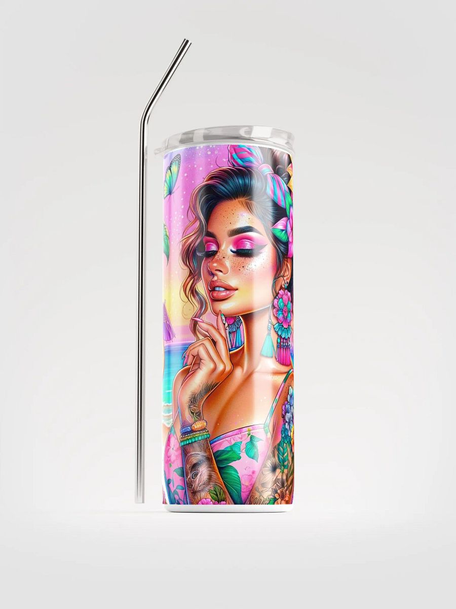 It's Not Alcohol - Tropical Colors Summer Vibes Stainless Steel Tumbler product image (4)