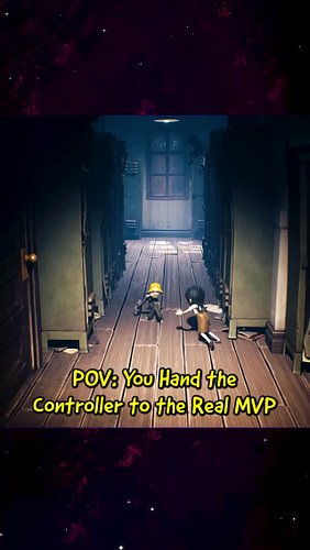 This moment from Little Nightmares II had us crying from laughter! 😂
 
After Doza died what felt like a dozen times fighting ...