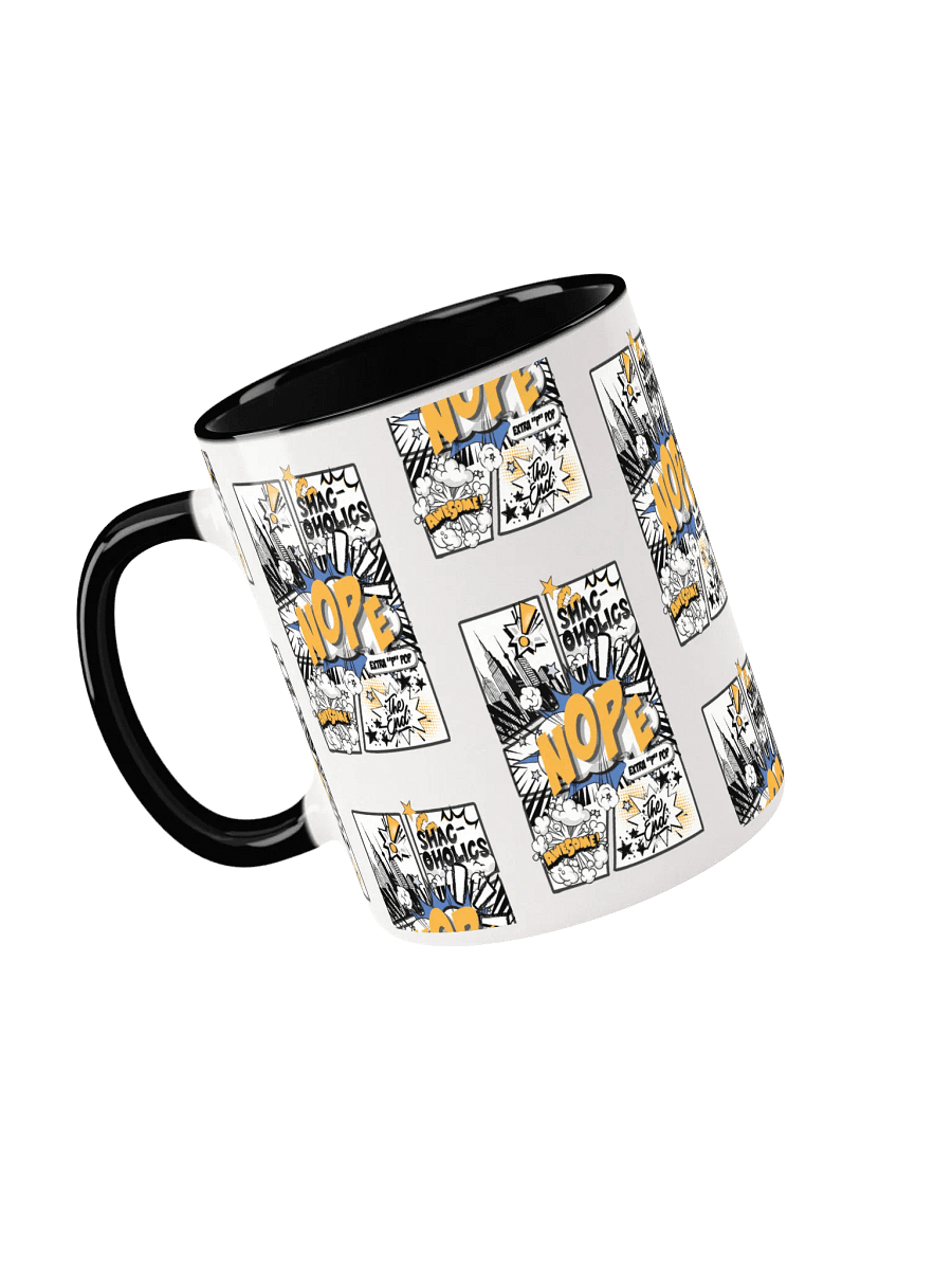 Shac-oholics Comic Blast Mug - Golden Yellow 