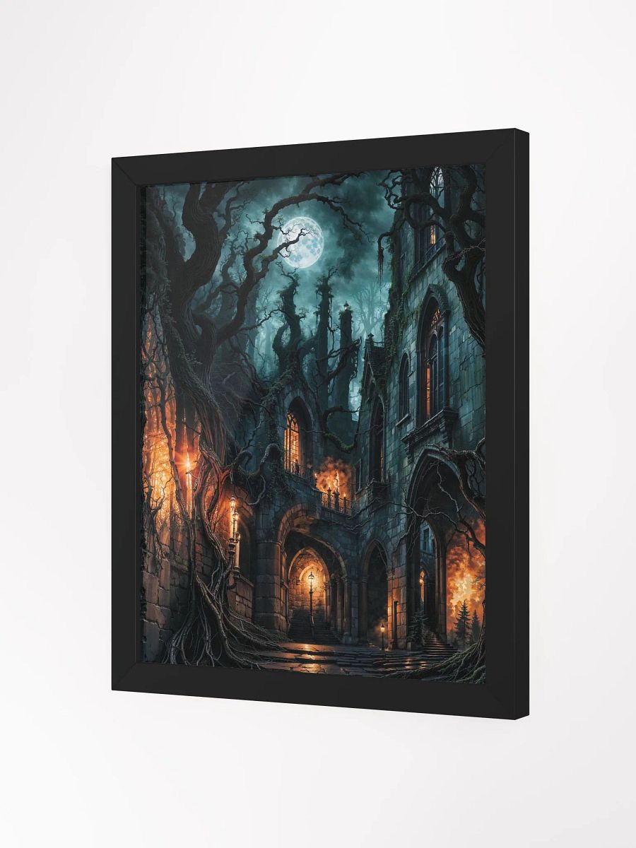Gothic Castle Nightfall Framed Print product image (2)