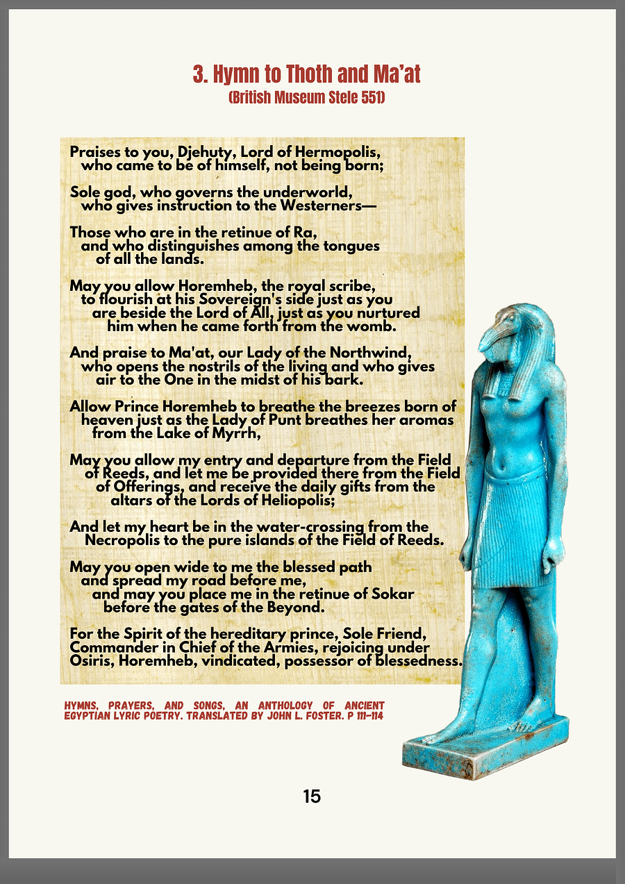 Thoth in Ancient Egyptian Art and Mythology - Printable eBook product image (4)